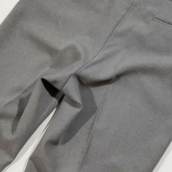 Haggar Mens 34 x 32 Dress Pants Expand-O-Matic Gray Heather Pockets Flat Front - Picture 12 of 12